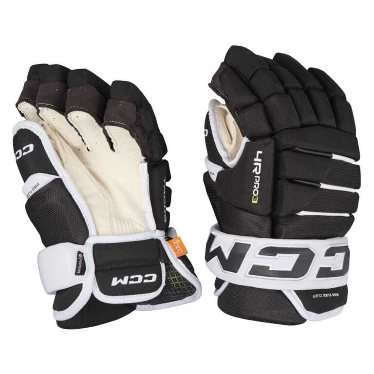 CCM GLOVE TACKS 4R PRO 3 BLK/WHT