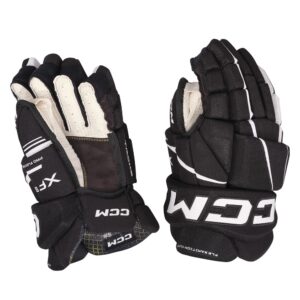 CCM GLOVE TACKS XF80 SR BLK/WHT