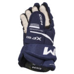 CCM GLOVE TACKS XF80  SR NAV/WHT