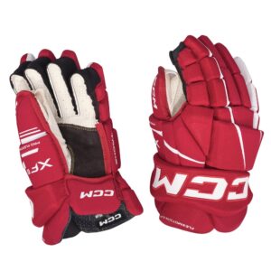 CCM GLOVE TACKS XF80 SR RED/WHT